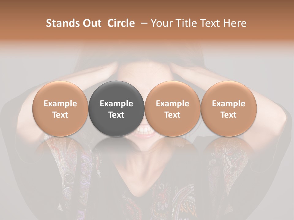 Crazy Pulling Stress PowerPoint Template