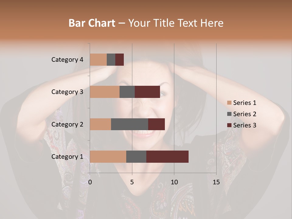 Crazy Pulling Stress PowerPoint Template