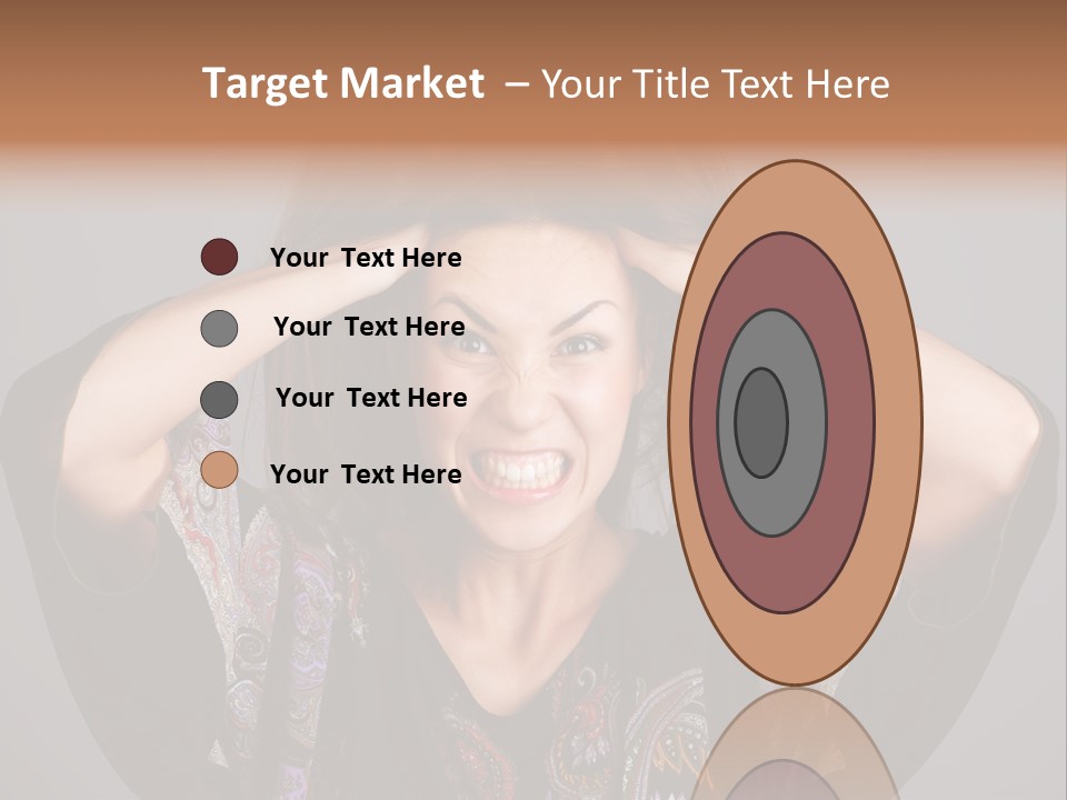 Crazy Pulling Stress PowerPoint Template