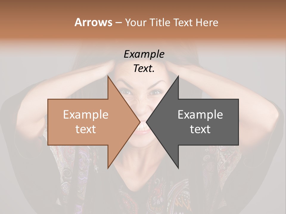 Crazy Pulling Stress PowerPoint Template
