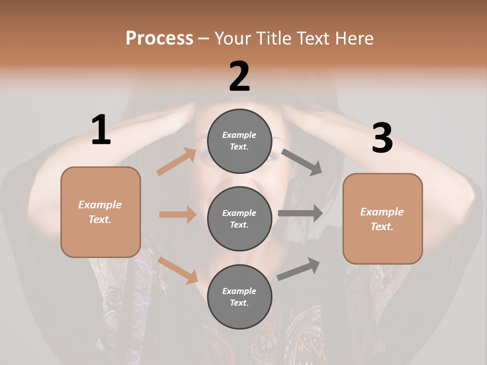 Crazy Pulling Stress PowerPoint Template