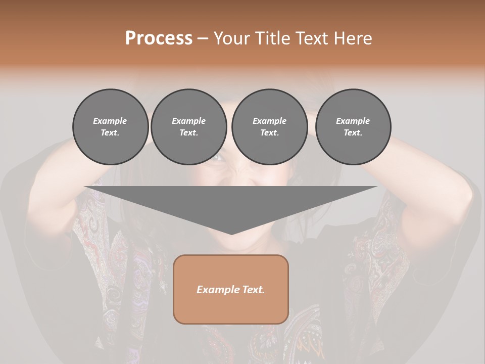Crazy Pulling Stress PowerPoint Template