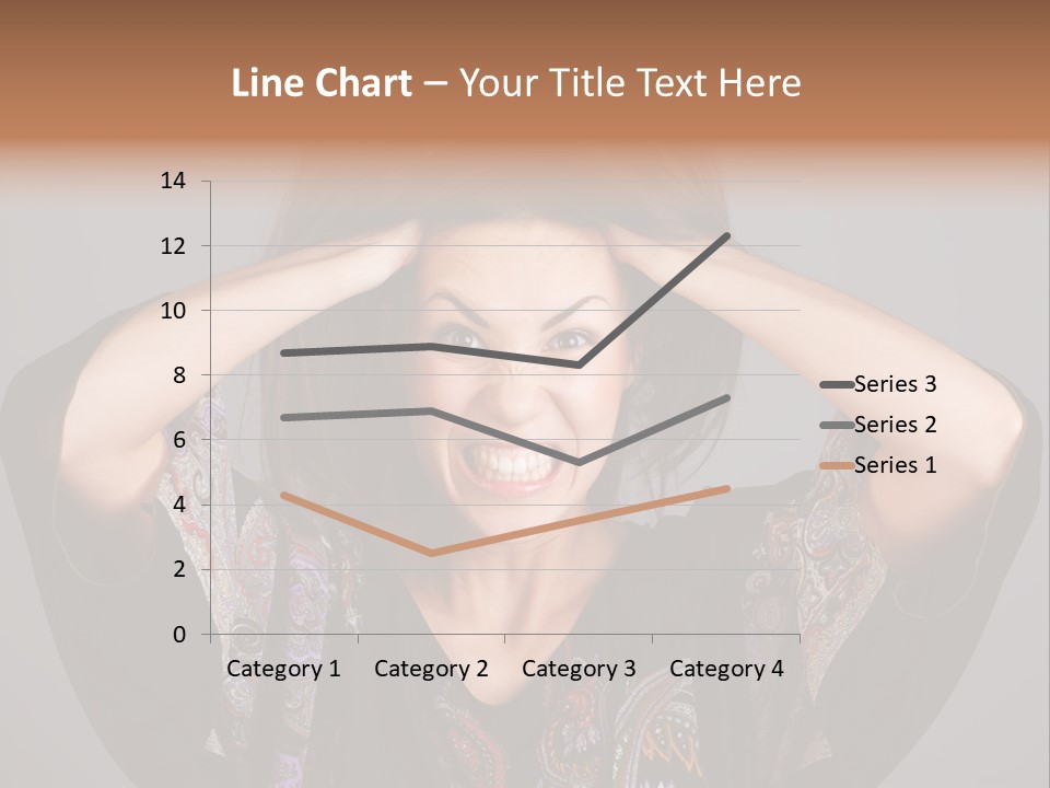 Crazy Pulling Stress PowerPoint Template
