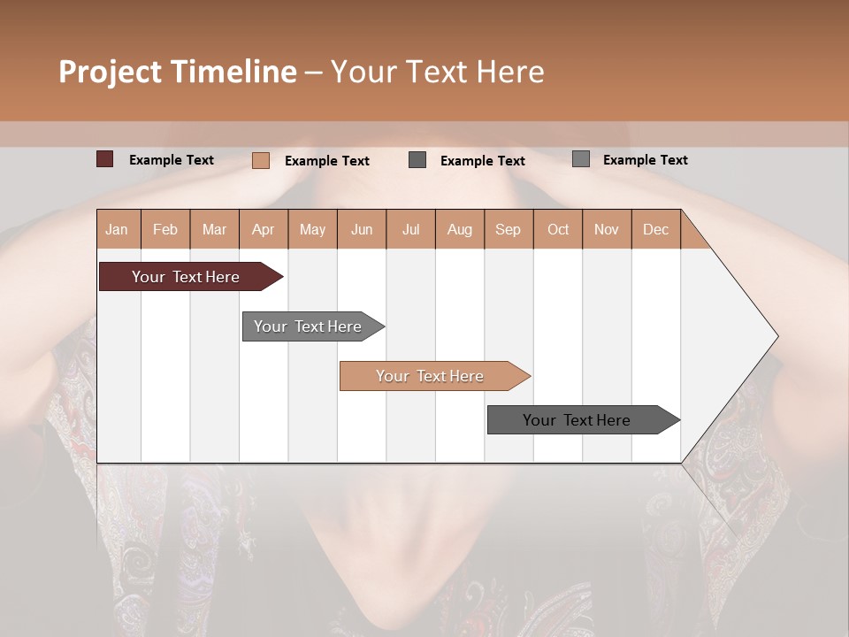 Hands Hair Gesture PowerPoint Template