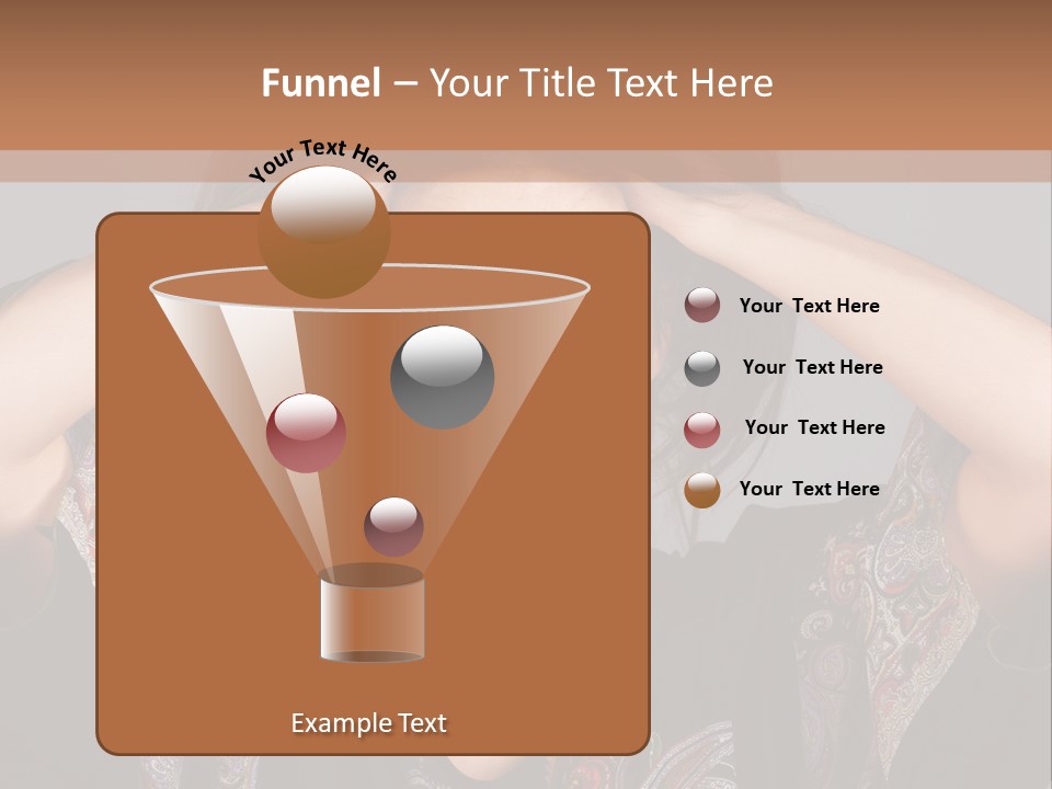 Hands Hair Gesture PowerPoint Template