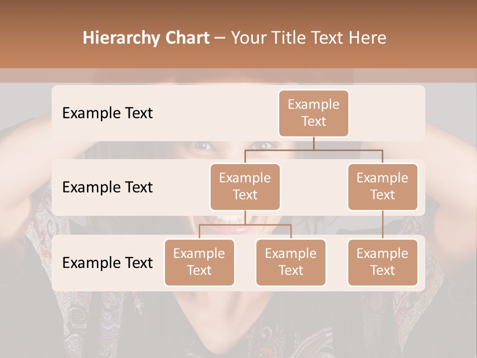 Hands Hair Gesture PowerPoint Template