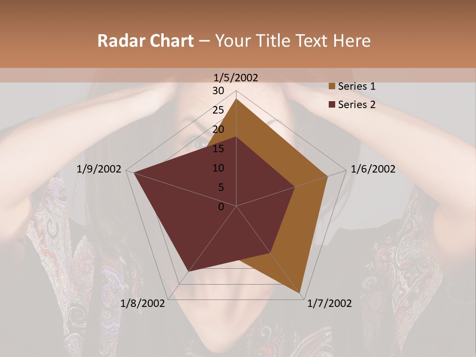 Hands Hair Gesture PowerPoint Template