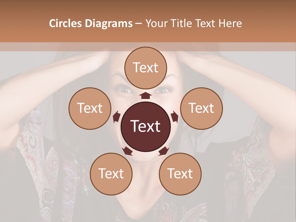 Hands Hair Gesture PowerPoint Template