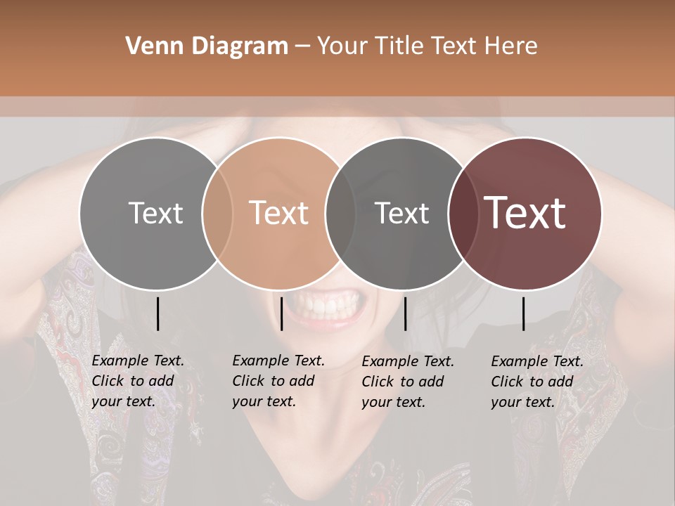 Hands Hair Gesture PowerPoint Template