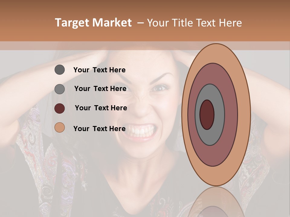 Hands Hair Gesture PowerPoint Template