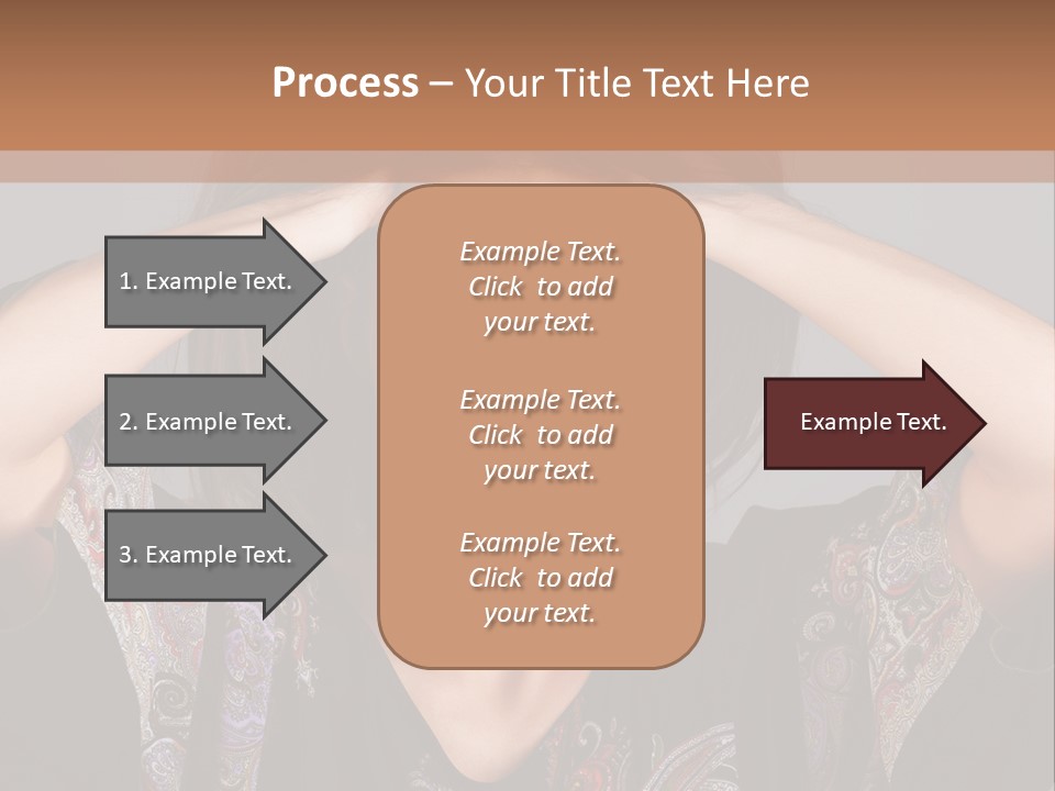 Hands Hair Gesture PowerPoint Template
