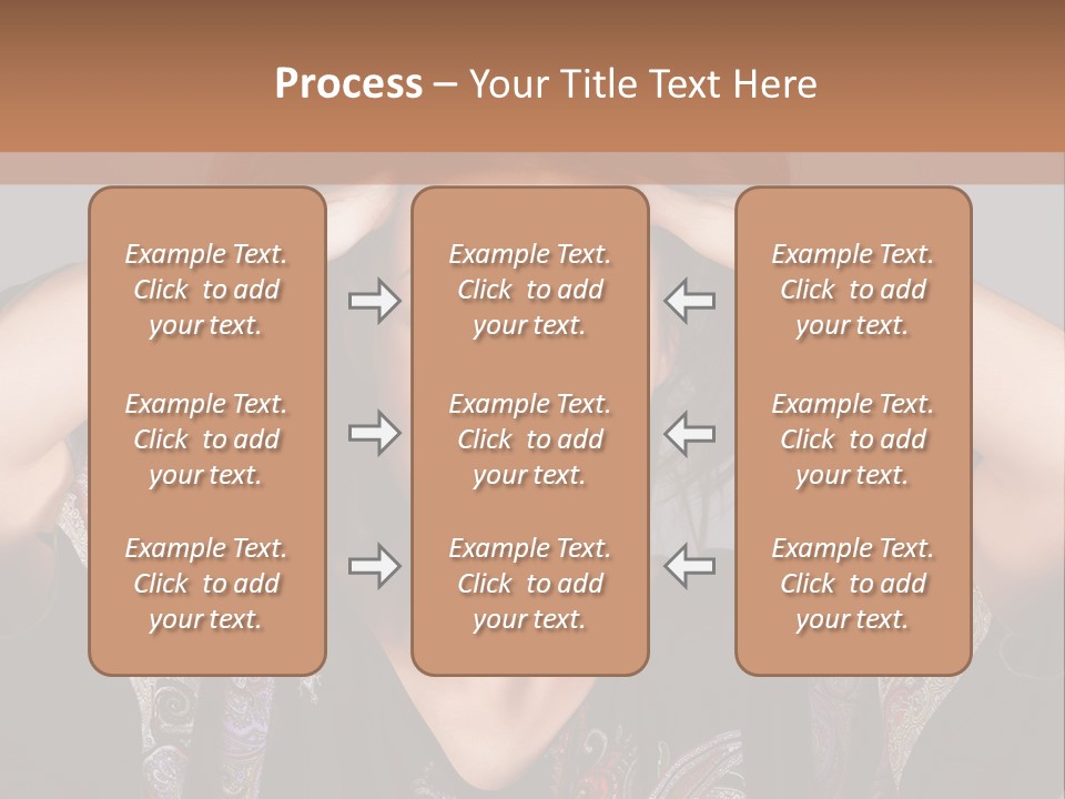 Hands Hair Gesture PowerPoint Template