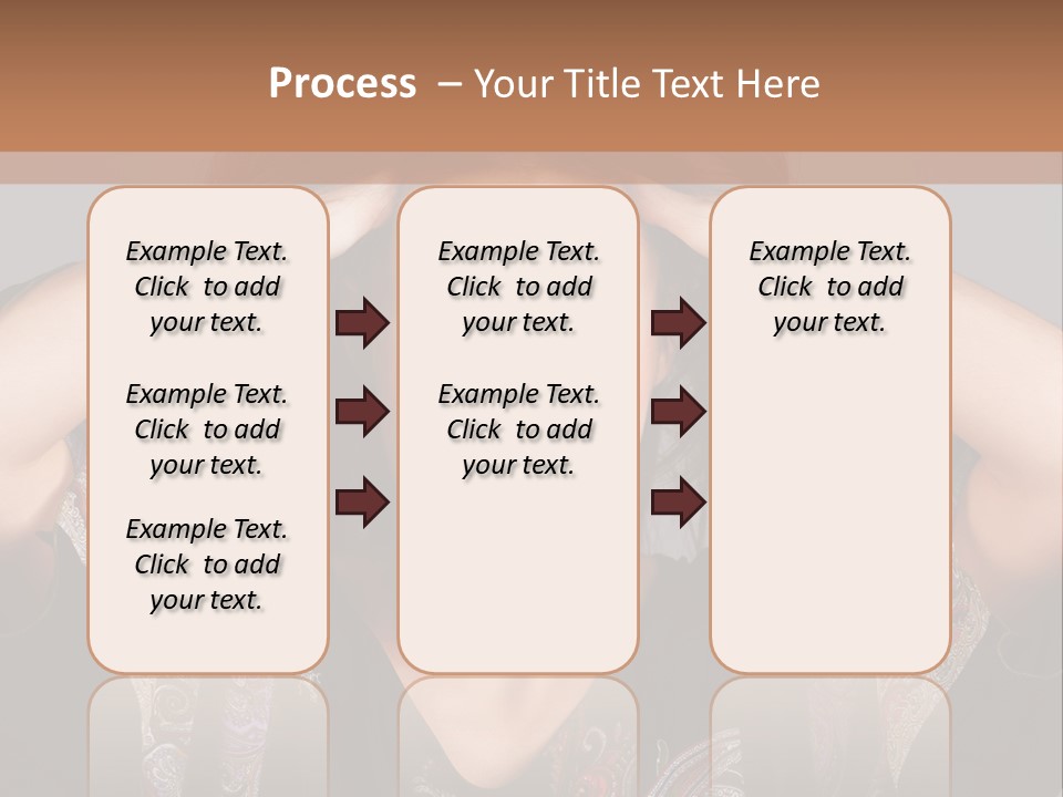 Hands Hair Gesture PowerPoint Template