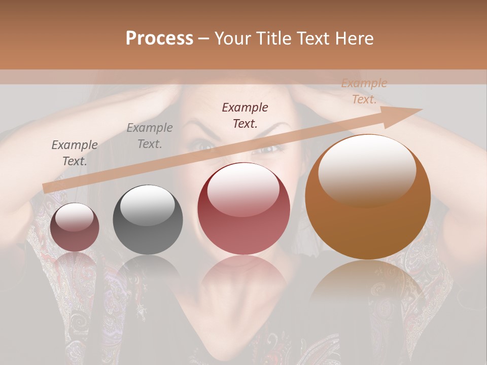 Hands Hair Gesture PowerPoint Template