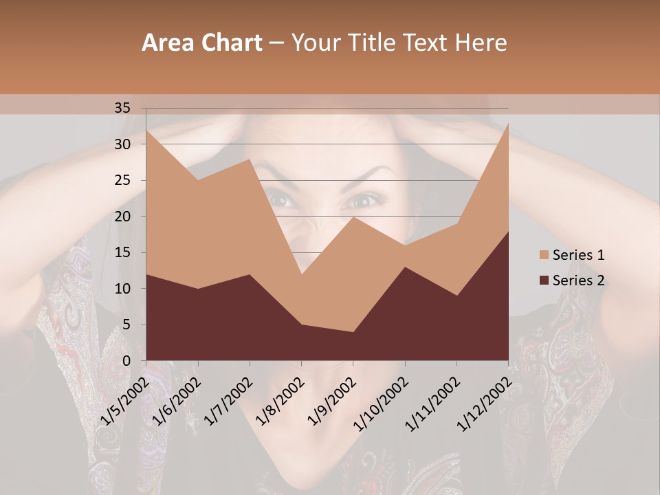 Hands Hair Gesture PowerPoint Template