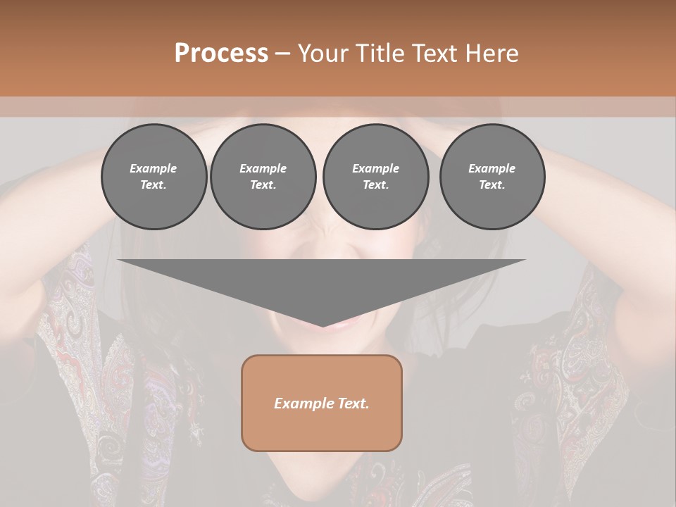 Hands Hair Gesture PowerPoint Template