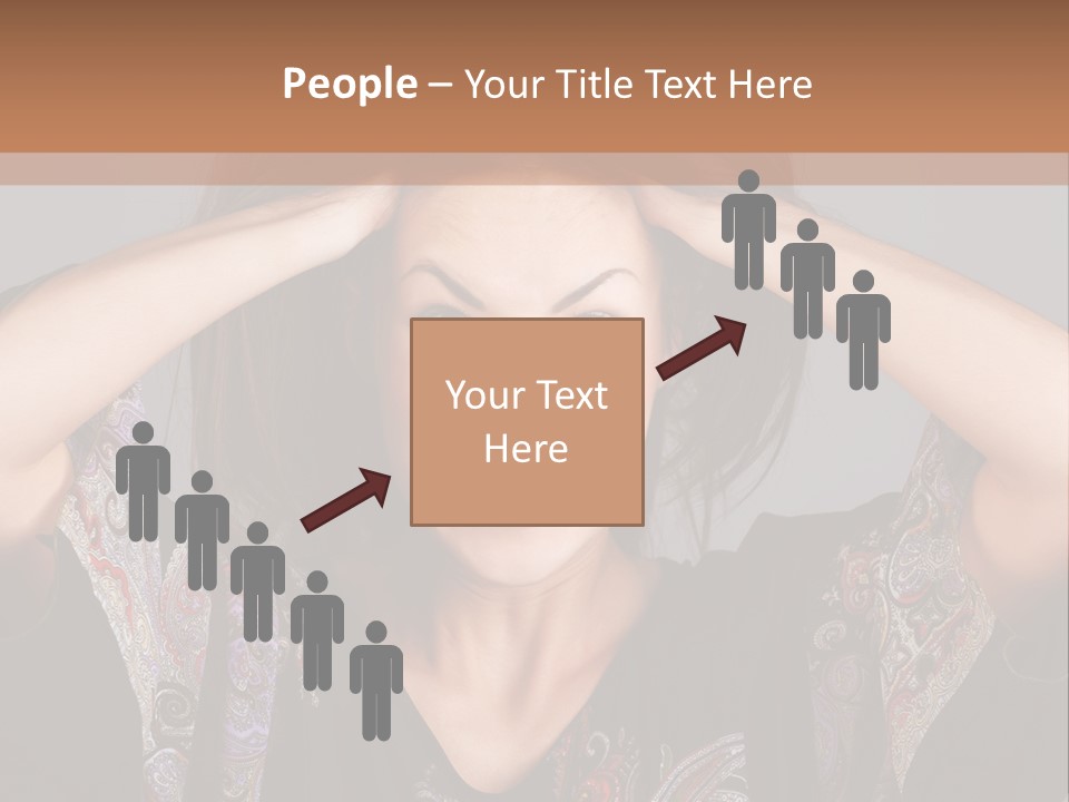 Hands Hair Gesture PowerPoint Template