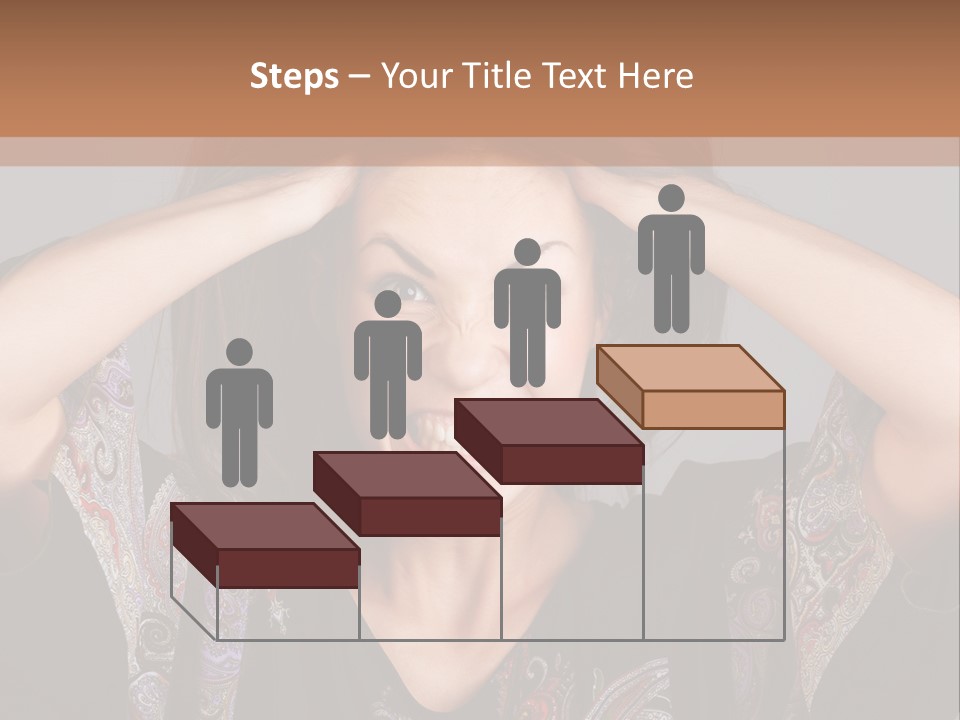 Hands Hair Gesture PowerPoint Template