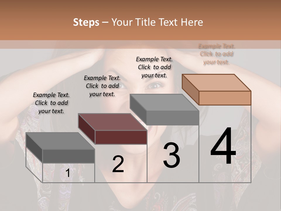 Hands Hair Gesture PowerPoint Template