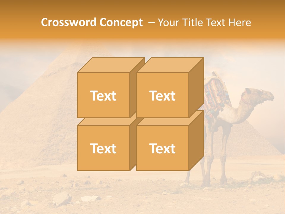 Tourism Great Pyramid Historic PowerPoint Template