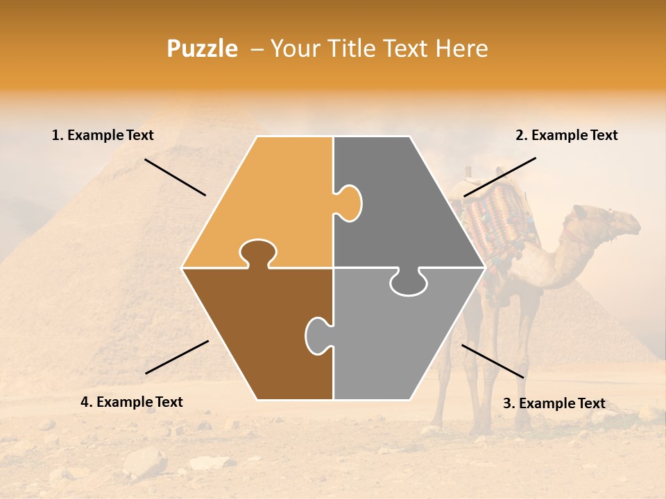 Tourism Great Pyramid Historic PowerPoint Template