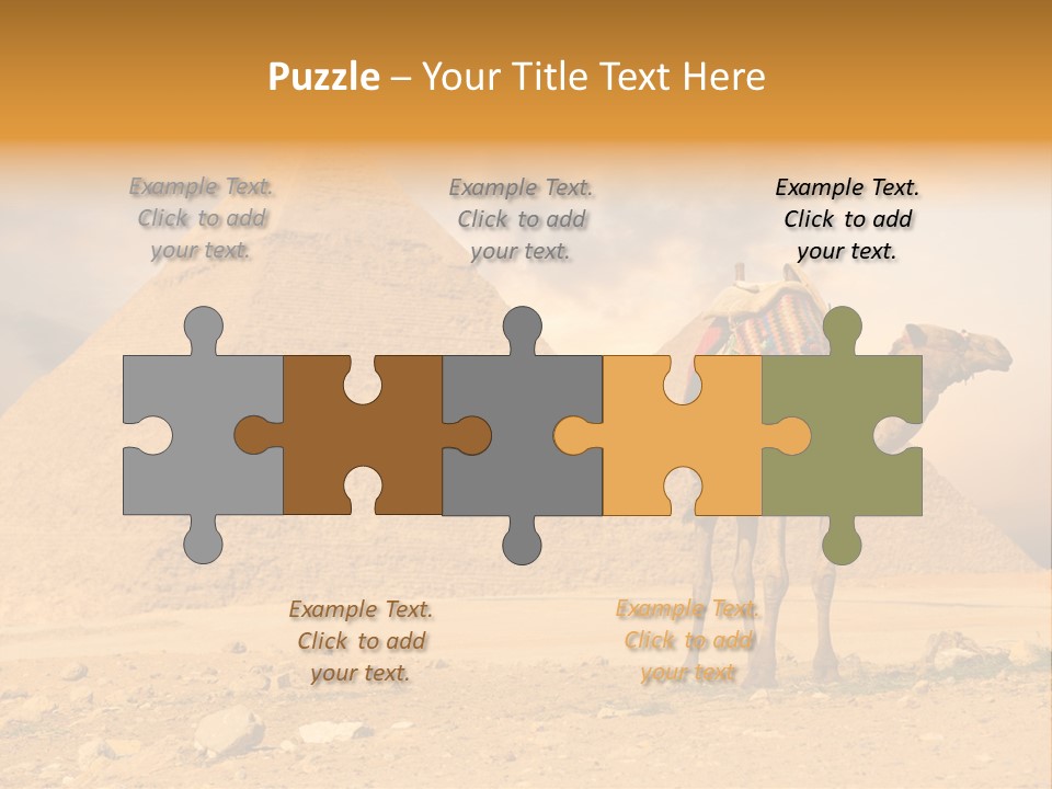 Tourism Great Pyramid Historic PowerPoint Template