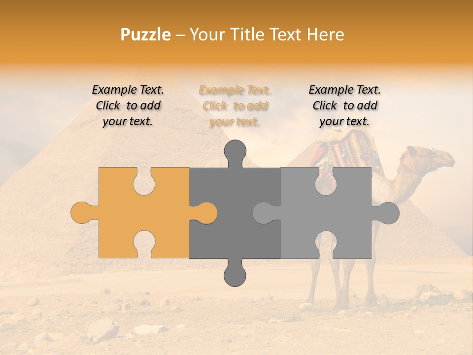 Tourism Great Pyramid Historic PowerPoint Template