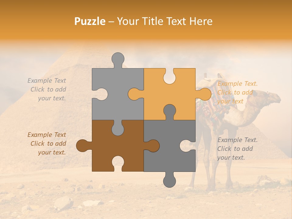 Tourism Great Pyramid Historic PowerPoint Template