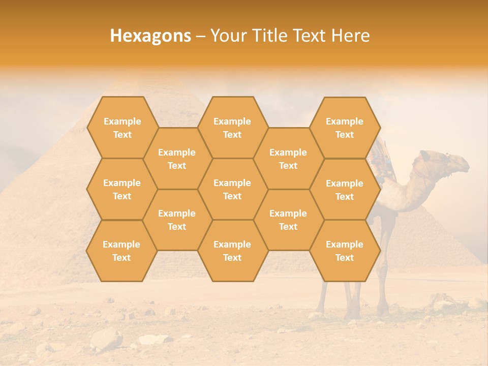 Tourism Great Pyramid Historic PowerPoint Template