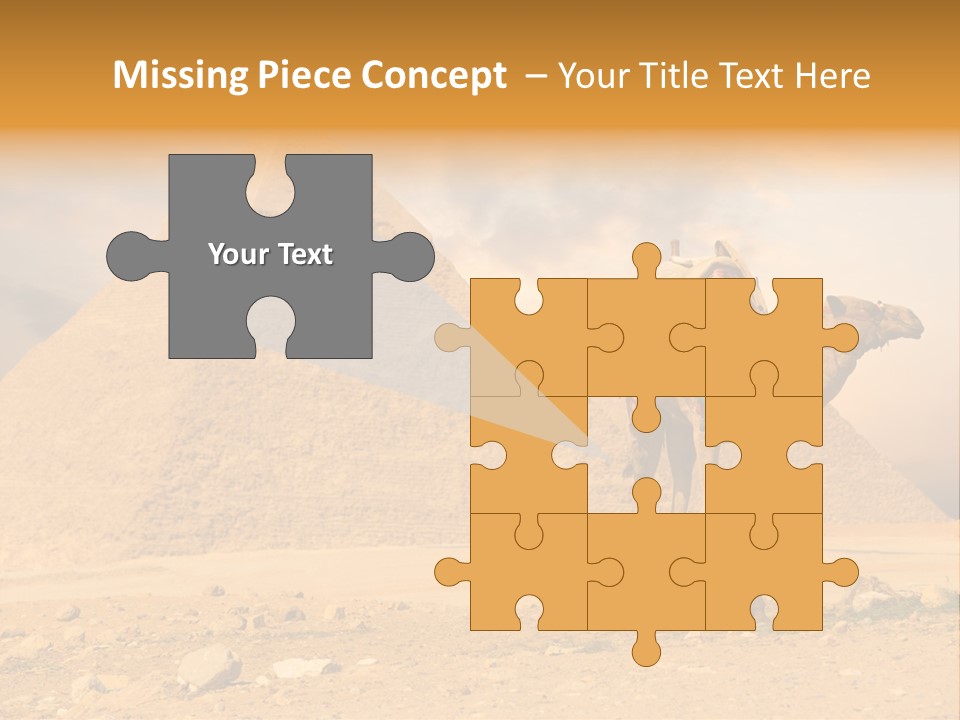 Tourism Great Pyramid Historic PowerPoint Template