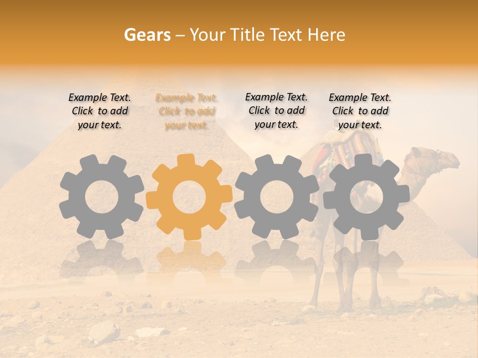 Tourism Great Pyramid Historic PowerPoint Template