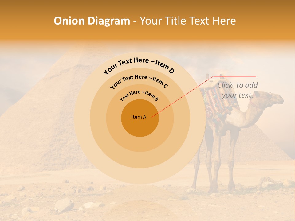 Tourism Great Pyramid Historic PowerPoint Template