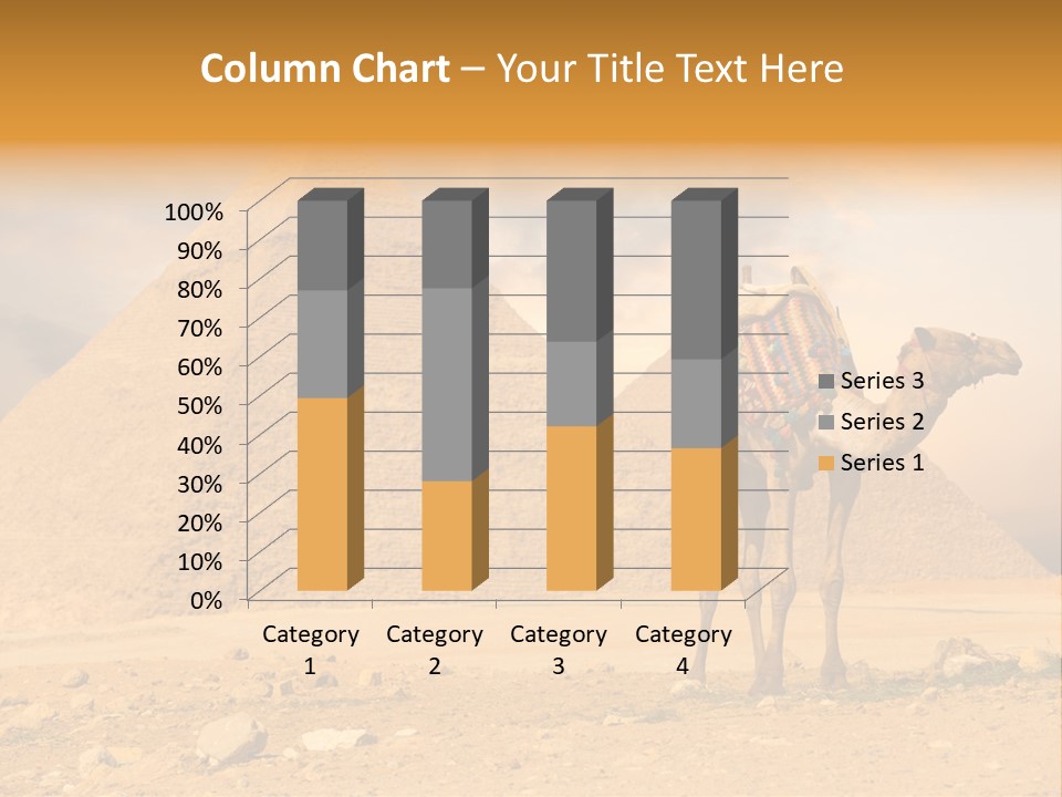 Tourism Great Pyramid Historic PowerPoint Template