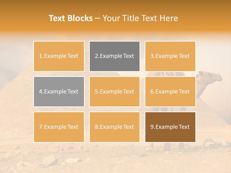 Tourism Great Pyramid Historic PowerPoint Template