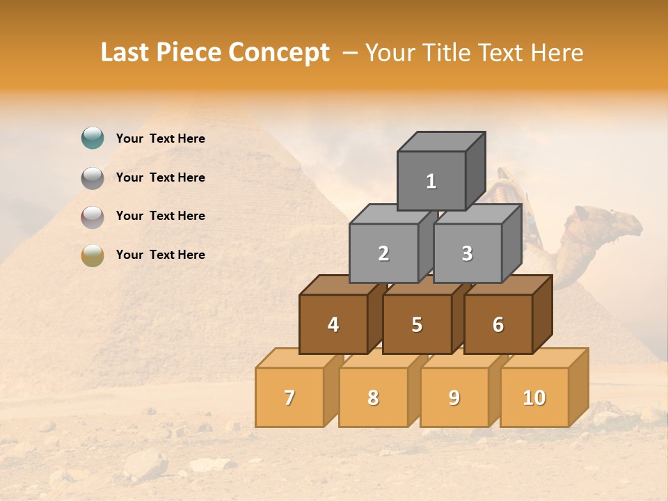 Tourism Great Pyramid Historic PowerPoint Template