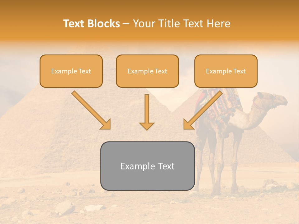 Tourism Great Pyramid Historic PowerPoint Template