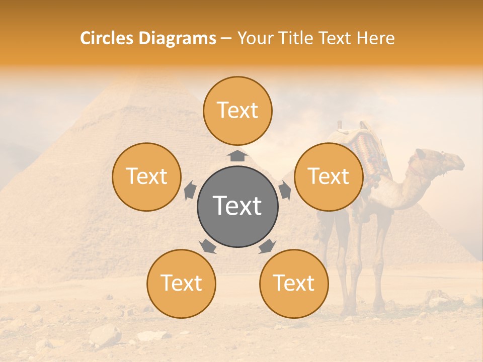 Tourism Great Pyramid Historic PowerPoint Template