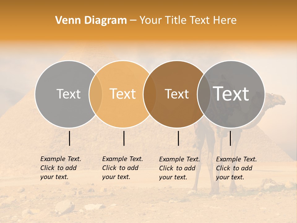 Tourism Great Pyramid Historic PowerPoint Template
