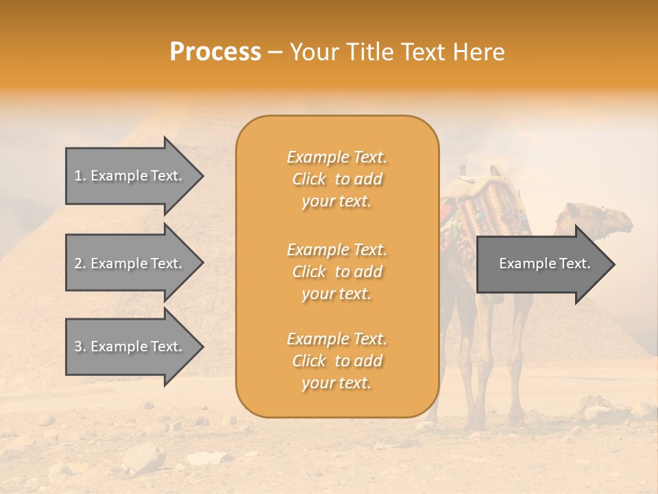 Tourism Great Pyramid Historic PowerPoint Template