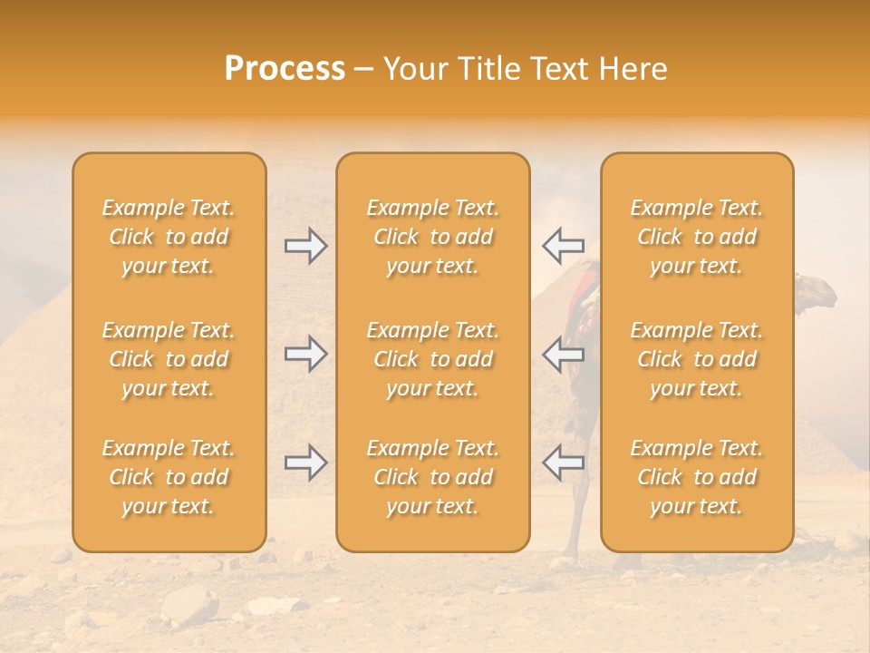 Tourism Great Pyramid Historic PowerPoint Template