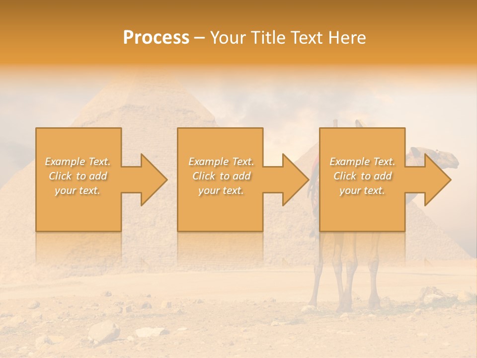 Tourism Great Pyramid Historic PowerPoint Template