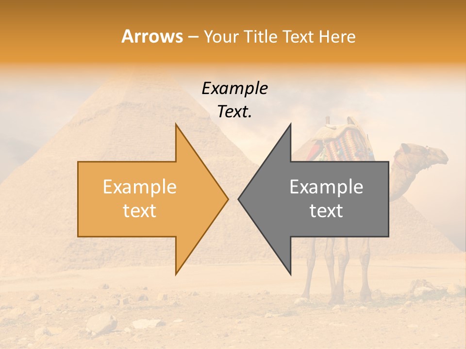 Tourism Great Pyramid Historic PowerPoint Template