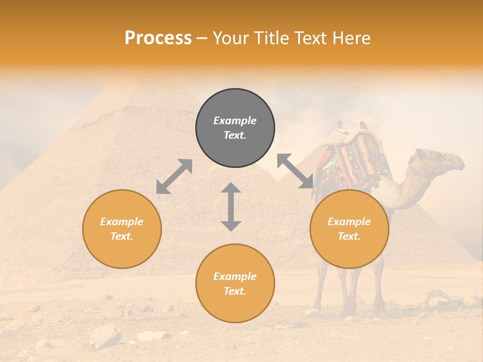 Tourism Great Pyramid Historic PowerPoint Template