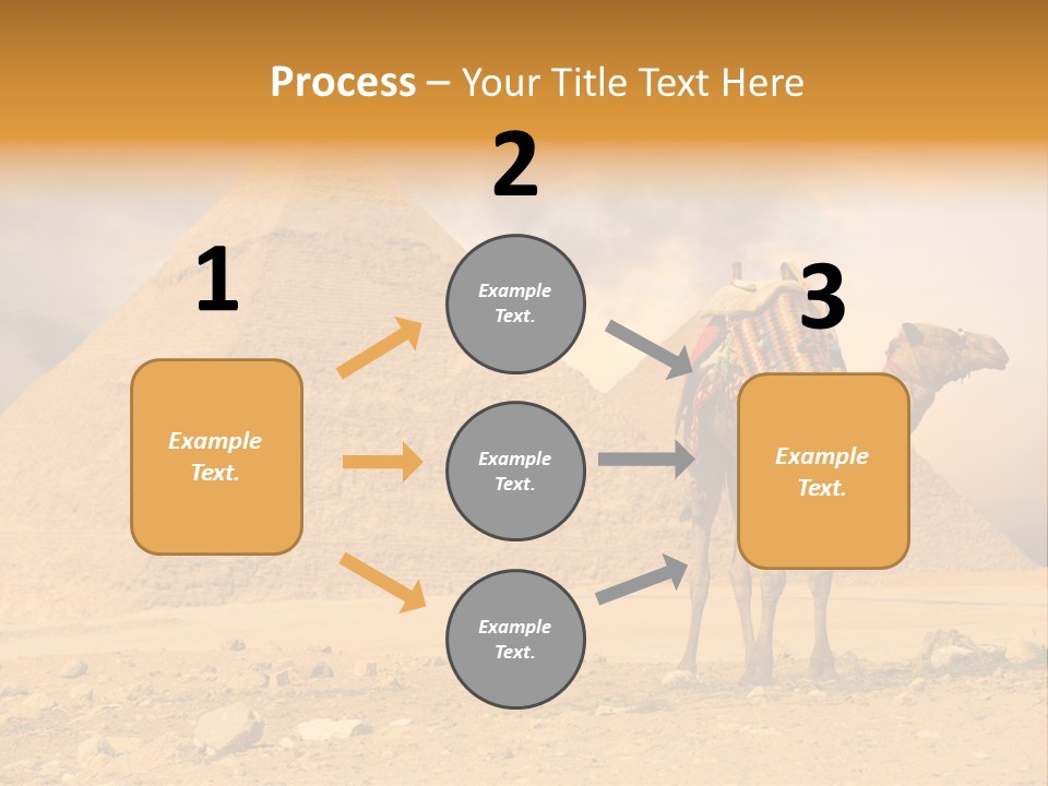 Tourism Great Pyramid Historic PowerPoint Template
