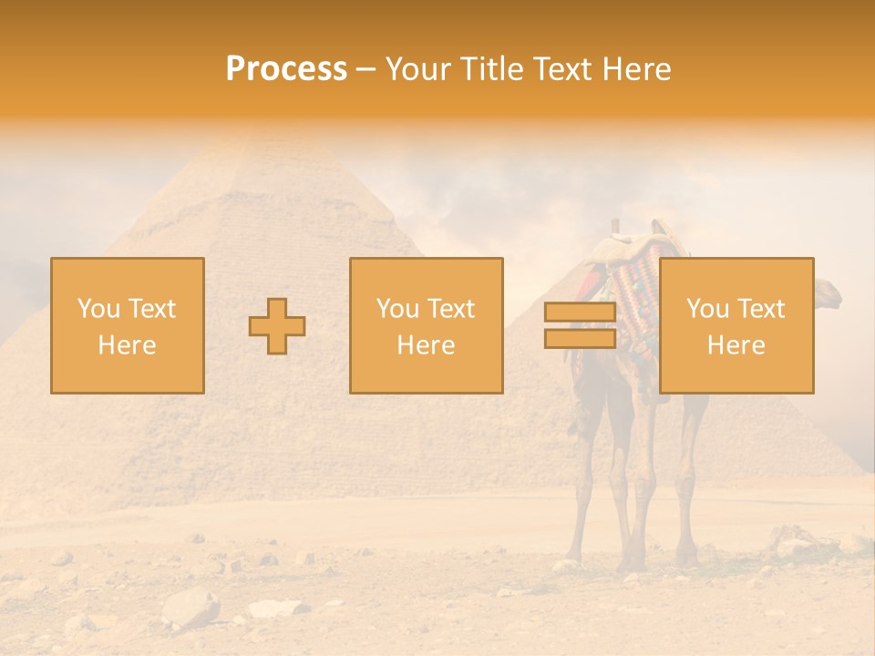 Tourism Great Pyramid Historic PowerPoint Template