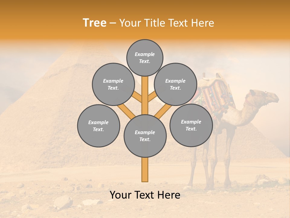 Tourism Great Pyramid Historic PowerPoint Template