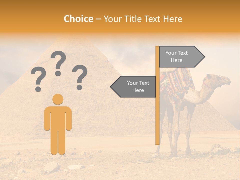 Tourism Great Pyramid Historic PowerPoint Template