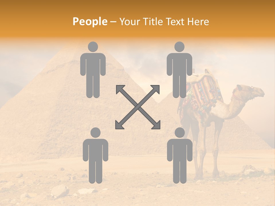 Tourism Great Pyramid Historic PowerPoint Template