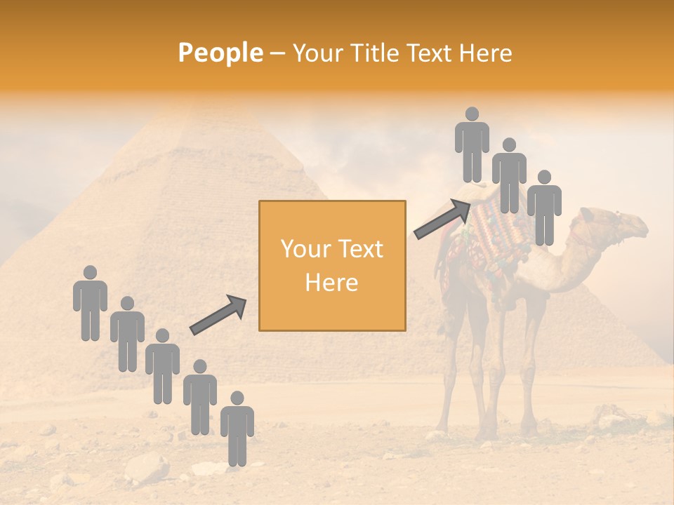 Tourism Great Pyramid Historic PowerPoint Template