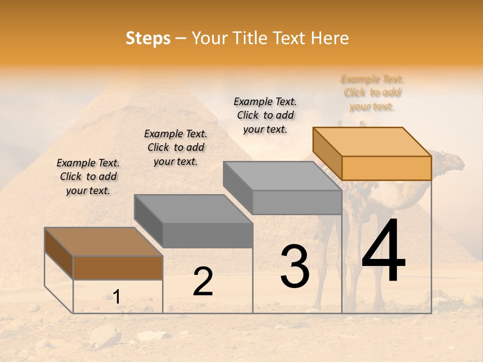 Tourism Great Pyramid Historic PowerPoint Template